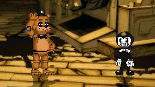 FREDDY FAZBEAR  VS  BENDY AND THE INK MACHINE | RACE TO 3 WINS