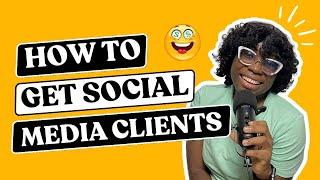 Getting Social Media Management Clients | The Social Media Oga