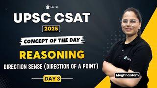 Direction Sense UPSC CSAT | CSAT Reasoning Syllabus Questions & Answers PDF | Reasoning PYQs |EduTap