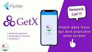 Flutter : GetX fetch data from Api using network call | GetX Api example | getx flutter
