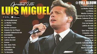 Luis Miguel 90s Sus Exitos Romanticos  Mejores Canciones La Incondicional, Ahora te puedes march