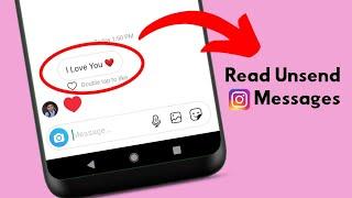 How To See Unsend Messages On Instagram | How To Read Unsent Messages On Instagram Android and IOS