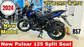 All New 2024 Bajaj Pulsar 125 Split Seat BS7Detailed Review | New Price | Changes | Features |Sound