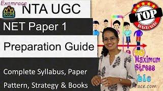 NTA UGC NET Paper 1- Complete Syllabus, Paper Pattern, Strategy & Books (Dr. Manishika)