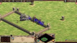 Age of Empires 2 DE - Steppe Lancer vs Knights Comparison in Breaking Stone Gate