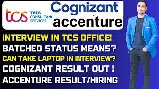 TCS Interview in TCS Office | Cognizant Result Out | Accenture Result & Hiring Update