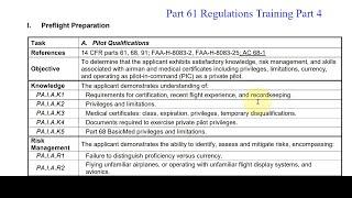 Private Pilot FAR 61 Ground Knowledge Training-Lesson 4