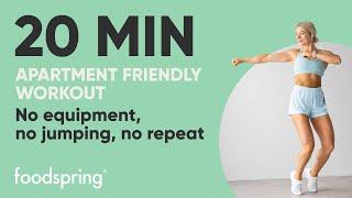 20 MIN | APARTMENT FRIENDLY WORKOUT | No Jumping | Kein Equipment | foodspring® | @growingannanas