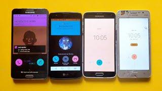 LGK8 Samsung GN3 Samsung GS5 Samsung J2P color inversion incomingcall,Alarm ringing at same time