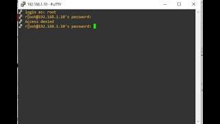 Solve "PuTTy Access deny ssh Centos vm"