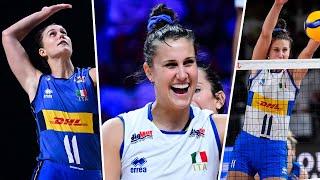 ANNA DANESI, THE WALL OF ITALY, All Blocks in VNL | Volleyball Nations League 2024