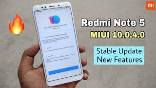 Redmi Note 5 MIUI 10.0.4.0 Global Stable Update | New Features & Change log