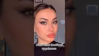 Daha kalıcı fondöten makyaj nasıl yapılır, tiktok eğlenceli videolar  #Yagmurkubraa #Shorts