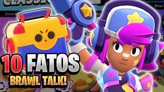 10 FATOS SOBRE O NOVO BRAWL TALK (brawl stars) - #brawlers #brawlstars #brawl #novidades