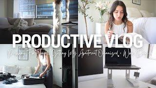 PRODUCTIVE DAY IN MY LIFE | Prepping For Travel, Filming, Getting My Apartment Organized + Work Day