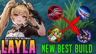 100% BROKEN!! Layla New Best Build and Emblem - Build Top Global Layla 2024 ~ MLBB