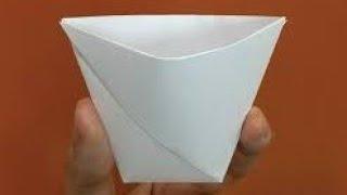 How To Make A Paper Cup That Holds Water (HD)