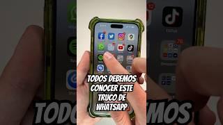 TODOS DEBEMOS CONOCER ESTE TRUCO DE WHATSAPP | #Shorts