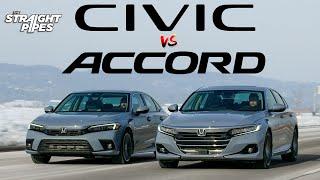 2022 Honda Civic vs Honda Accord - Worth the $10k Difference?