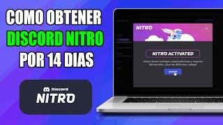 Como obtener Discord Nitro por 14 dias (2024)