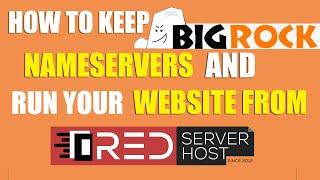 [LIVE] How to use BigRock nameservers and point A Records to Redserverhost?