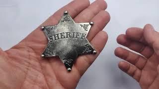 DENIX ЗНАЧОК ШЕРИФА / DENIX SHERIFF STAR BADGE