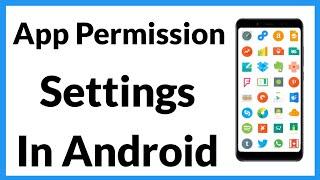 App Permission Settings In Android | How To Find App Permissions In Settings Vivo