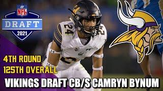 Minnesota Vikings Draft Cal CB/S Camryn Bynum | 4th Round, 125th Overall