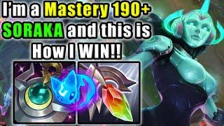 How a Mastery 190+ Soraka Wins His Ranked Games | Diamond Support | Patch 14.14