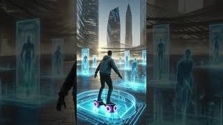 Futuristic Hoverboard Park #aigeneratedart #hoverboard #futuristic #freewallpaper #ai #cool #fyp