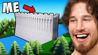 Building The LARGEST CASTLE in Roblox Build a Boat