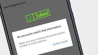 No Accounts Match That Information | Here is how to Reset Password & Recover Facebook Account