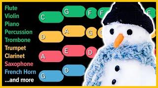 How to play Snowman on Any Instrument | Musimple