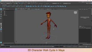 3D Character Walk Cycle in Maya 2022 - Part I