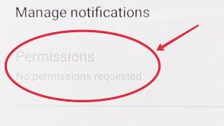 No permissions requested in Android