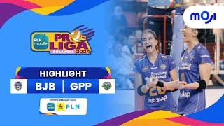 BJB Tandamata VS Petrokimia Pupuk Indonesia 3-1 | Highlight PLN Mobile Proliga 2024