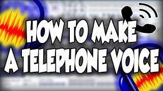 How To Create A Telephone Voice Effect In Audacity