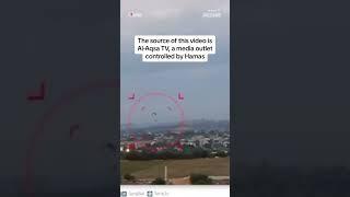 Video shows paragliders entering Israel during the initial Hamas attack