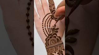 Easy stylish mehndi design #mehndi #mehndidesign #henna #easymehndi #mehandi