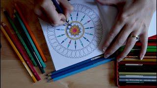 ASMR ~ Coloring Mandala Sounds & Whispering About Habits For Relaxation & Sleep