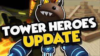 (NEW!) TOWER HEROES UPDATED! Complete Update Review! (Roblox)