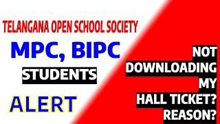 Telangana Open School Society TOSS Open Inter Practical exam date 2024 Hall Tickets I can't find my