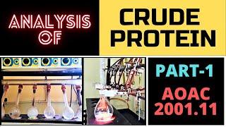 Determination of Crude Protein Content (Part-1)_A Complete Procedure (AOAC 2001.11)