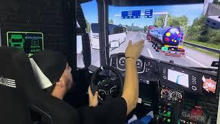 A Busy Day in Euro Truck Simulator 2 / Moza R5 Gameplay