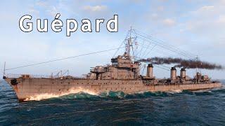 World of WarShips Guépard - 8 Kills