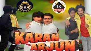 Karan Aajun (2024) | Shahrukh Khan | Salman Khan | Dialogue Karan Arjun movie spoof | comedy scene |