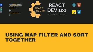 React Map, Sort, and Filter functions together