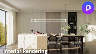 D5 Render 2.8 | 003 Realistic Interior Rendering from Start to Finish