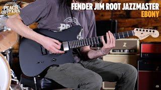 No Talking...Just Tones | Fender Jim Root Jazzmaster | Ebony - Flat Black