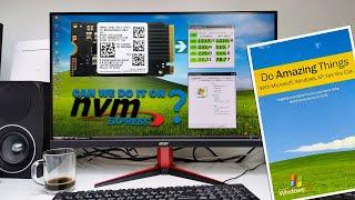 Can we install Windows XP on NVMe SSD? (while using Intel 12/13th Gen motherboard & CPU)